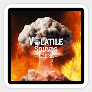 Volatile Sounds explosion Sticker